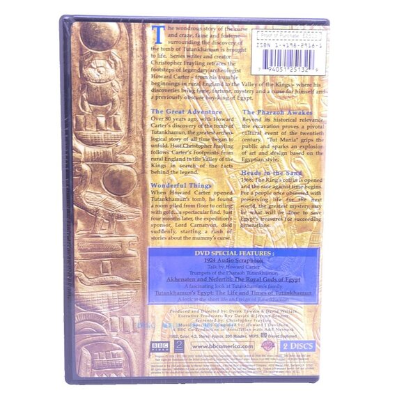 King Tut DVD The Face of Tutankhamun BBC Video 2 Discs New Sealed - Picture 2 of 4